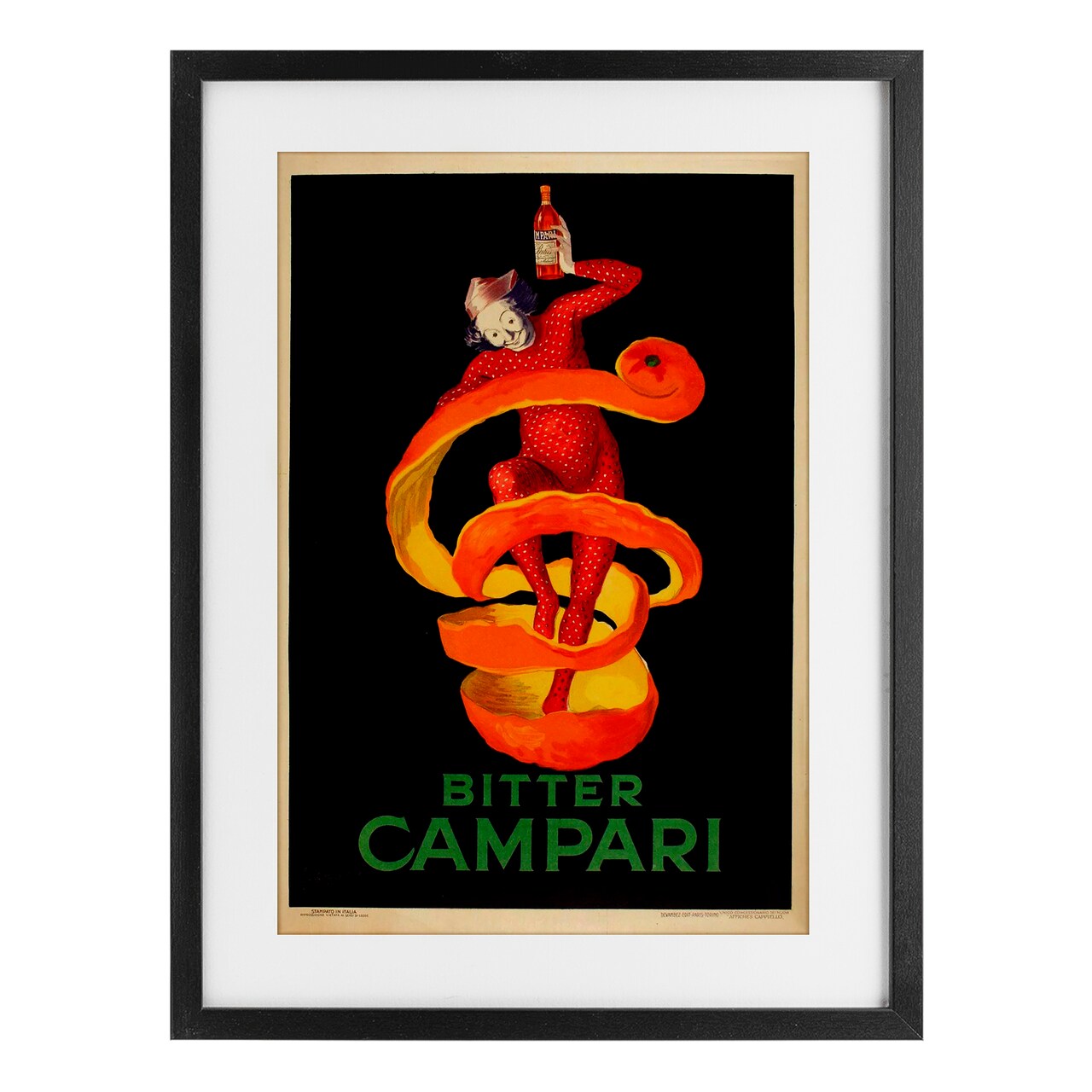 Stupell Industries Bitter Campari Advertisement Framed Print Under Glass, design by Marcus Jules